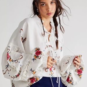 ISO: In Search of: Fillyboo Cover Me In Cross Stitch Blouse